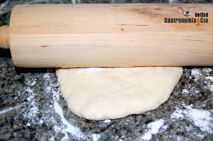 masa de pizza crujiente