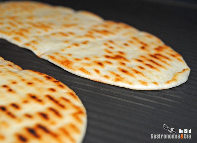 Matzo de aceite de oliva en parrilla