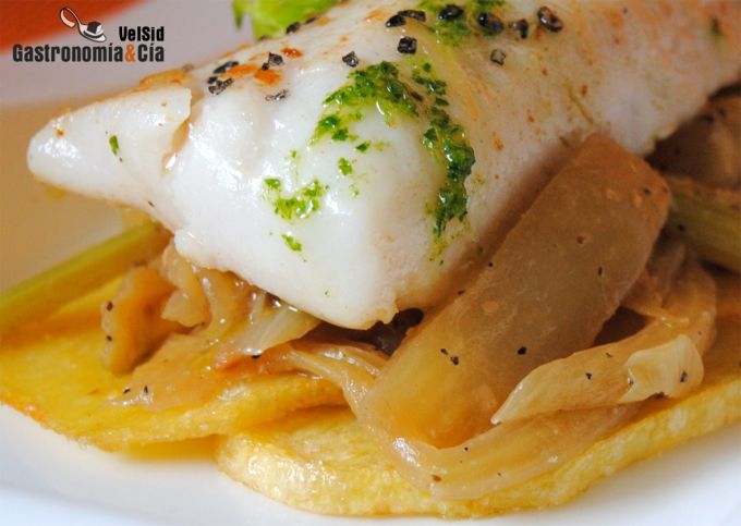 Receta de Merluza con hinojo y miso