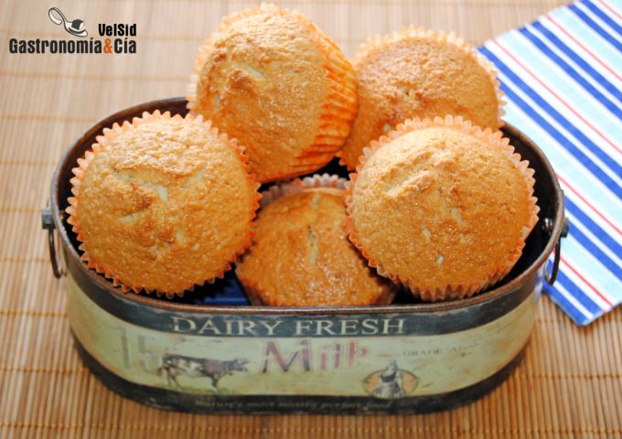 Muffins de almendra y coco