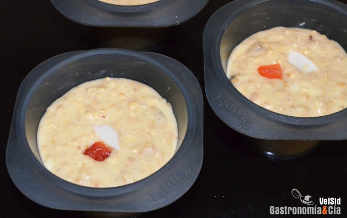 Receta de Muffins con copos de avena