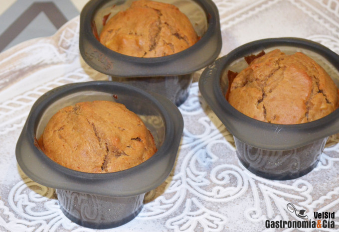 Muffins de manzana y canela