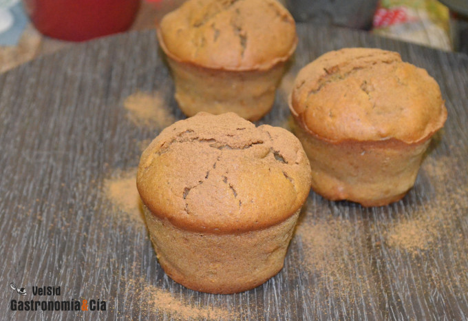 Muffins de manzana y canela