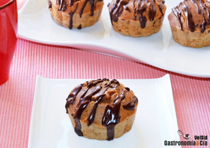 Muffins de almendra y chocolate