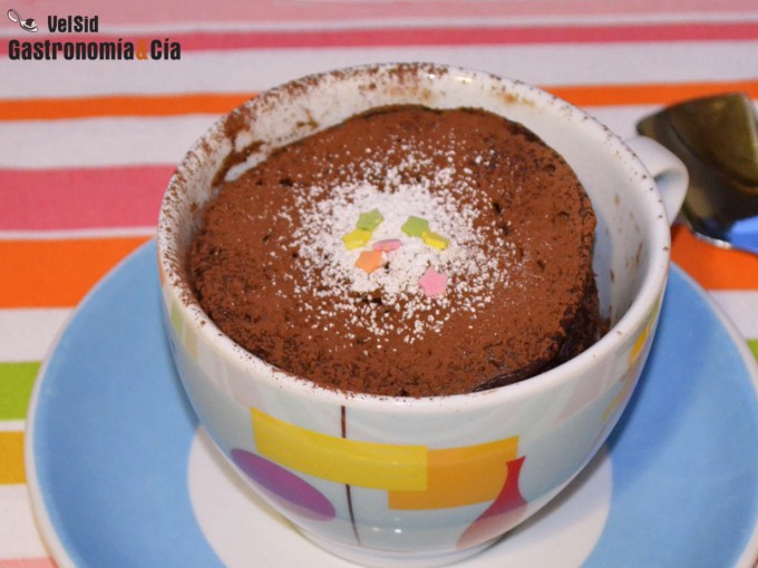 Mug Cake de café y cacao