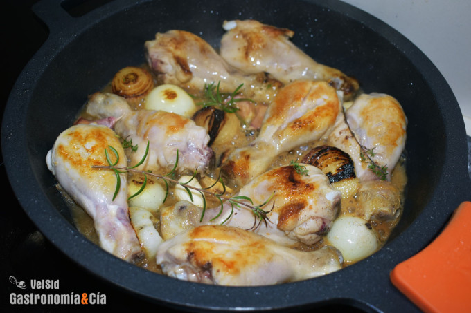 Muslitos de pollo al Jerez