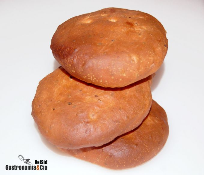 Pan naan con linaza y sésamo negro