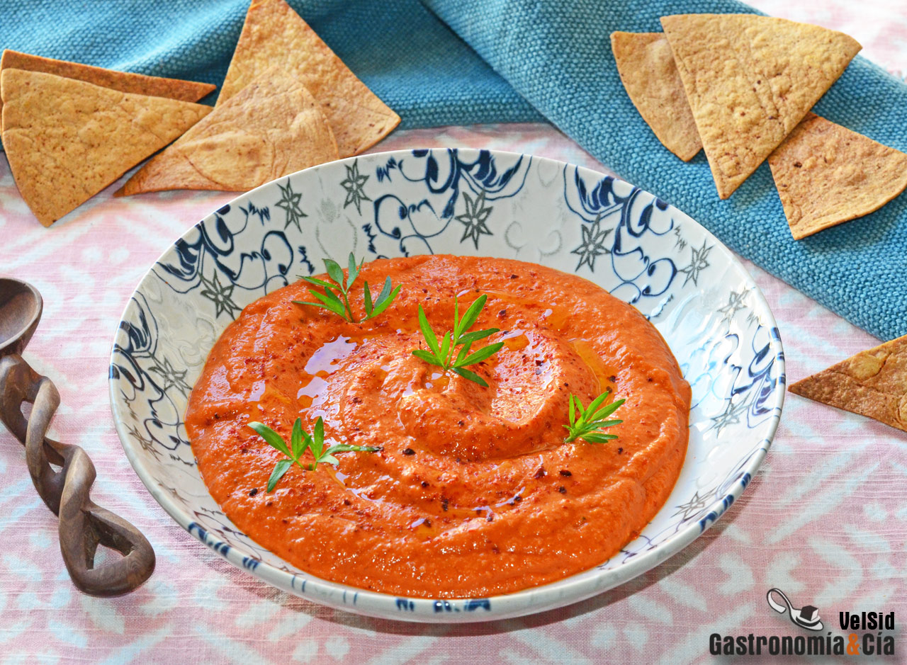 Muhammara con almendra