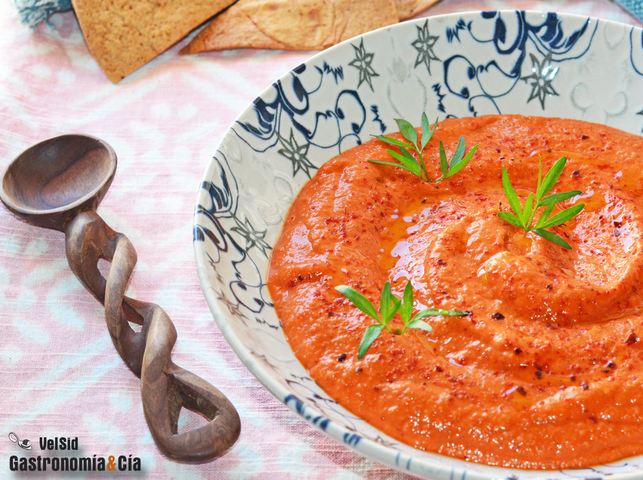 Muhammara con almendra