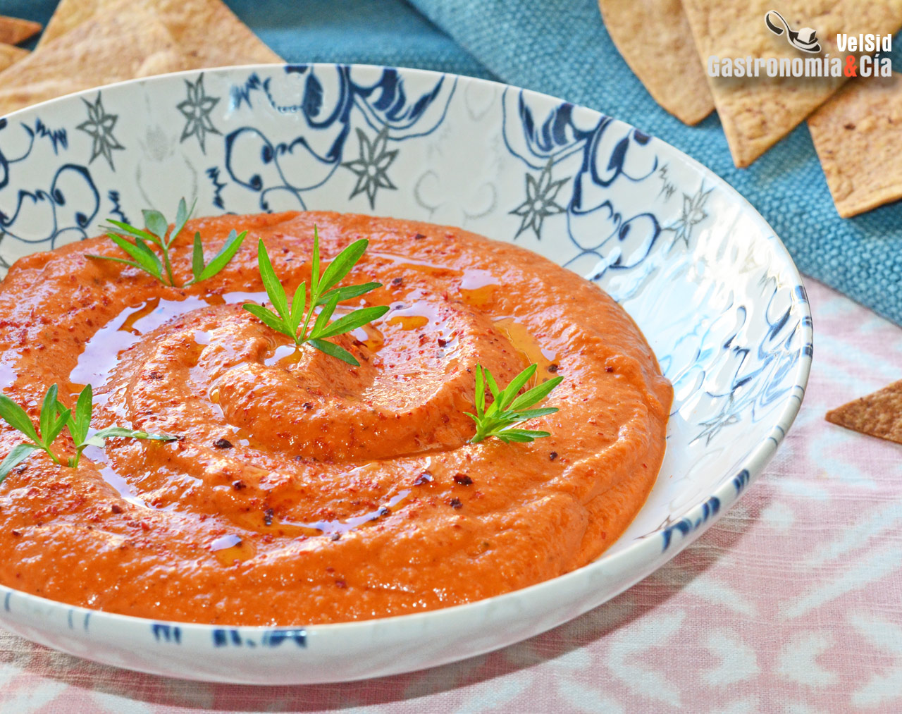 Muhammara con almendra