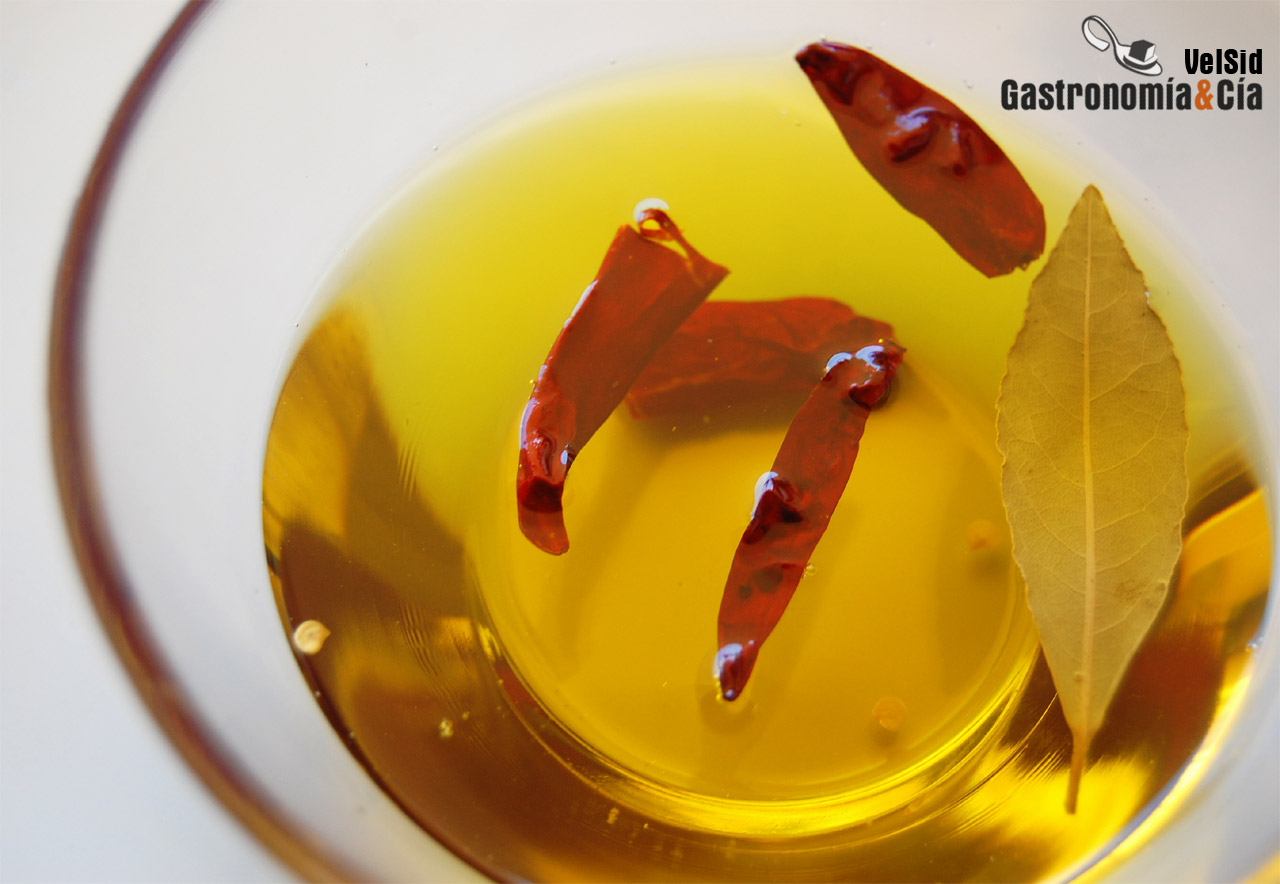 Aceite picante para pizza