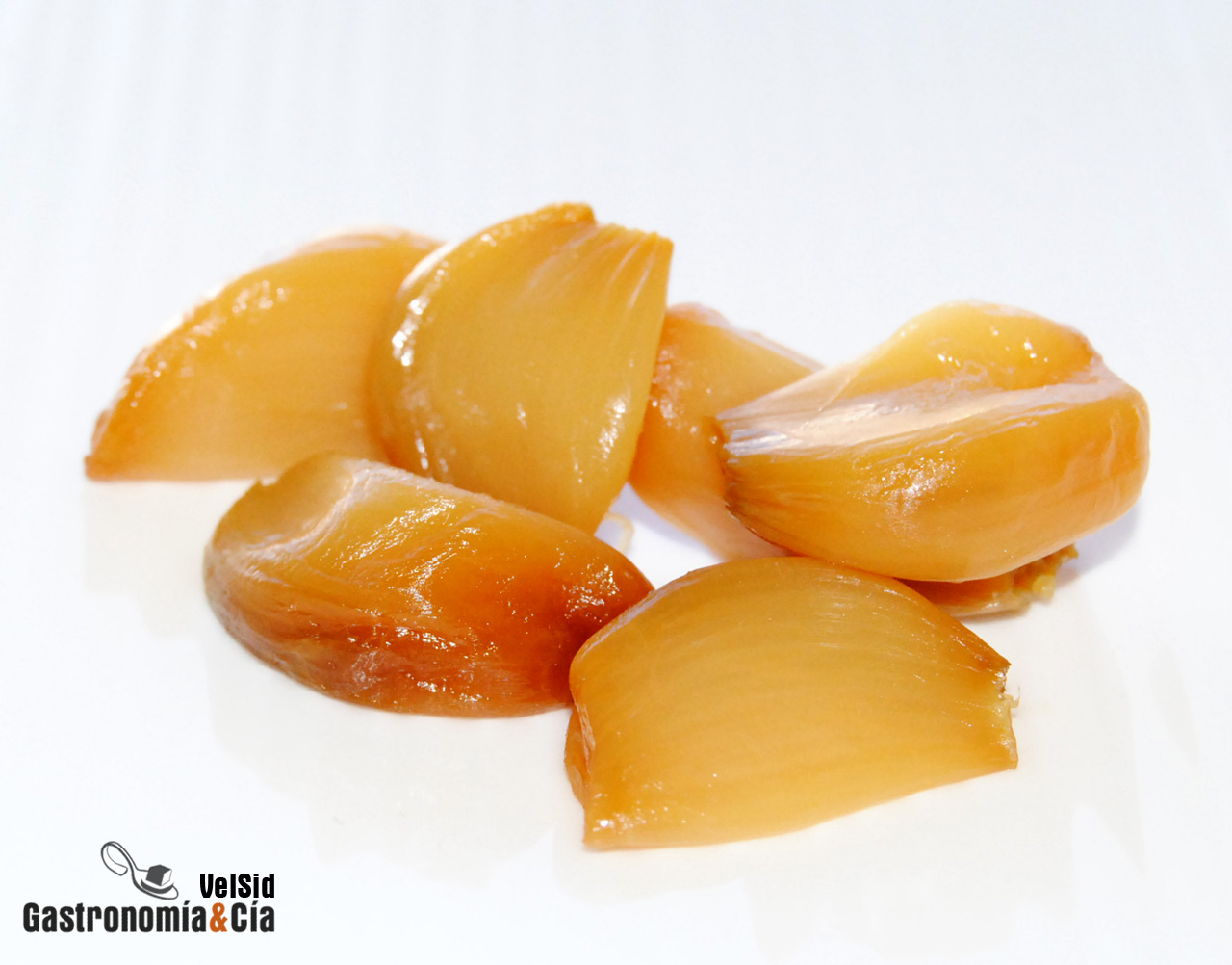 Ajos asados en el horno