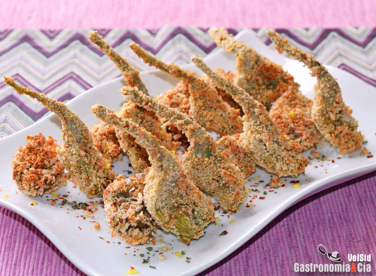 Cómo hacer alcachofas rebozadas crujientes