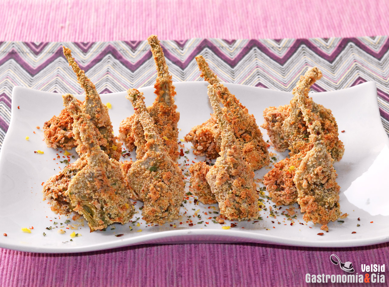 Cómo hacer alcachofas rebozadas crujientes