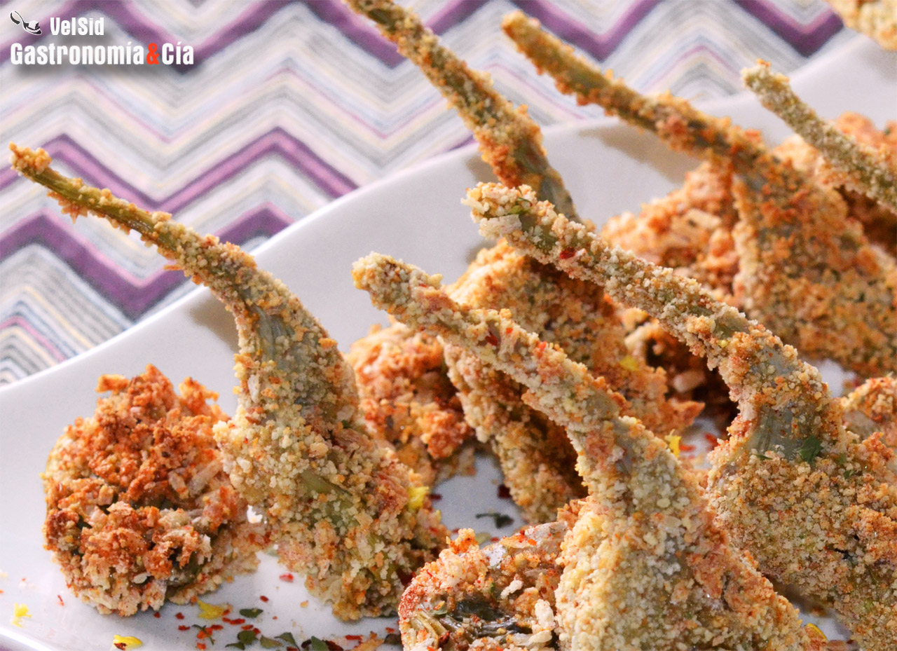 Cómo hacer alcachofas rebozadas crujientes