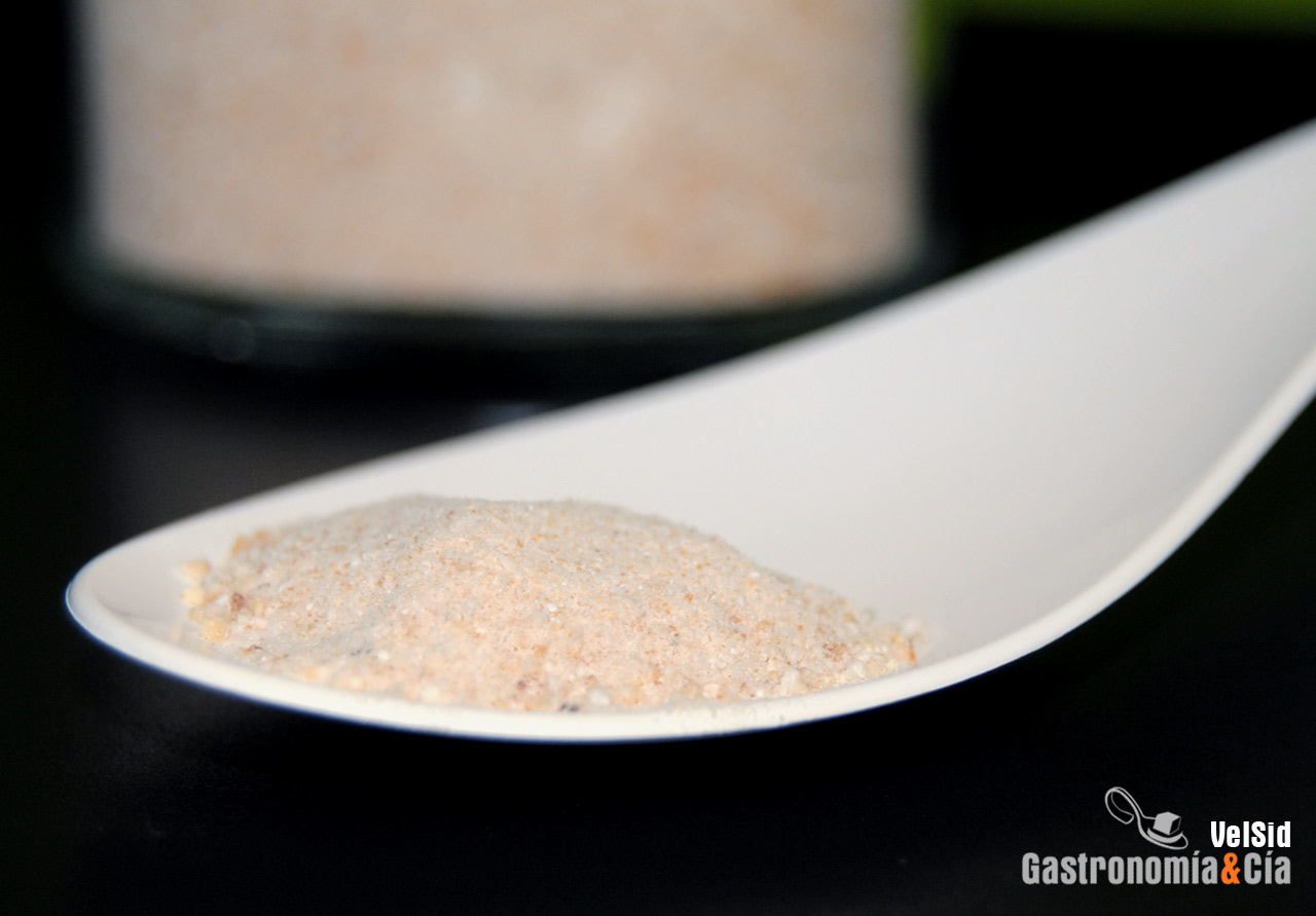 Arroz tostado en polvo