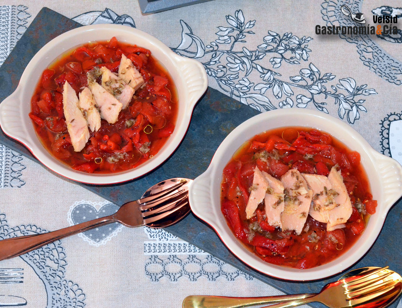 Asadillo manchego con bonito en aceite