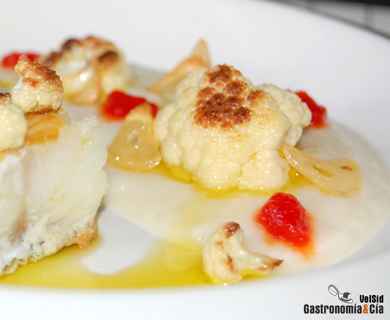 Bacalao con cremoso de coliflor