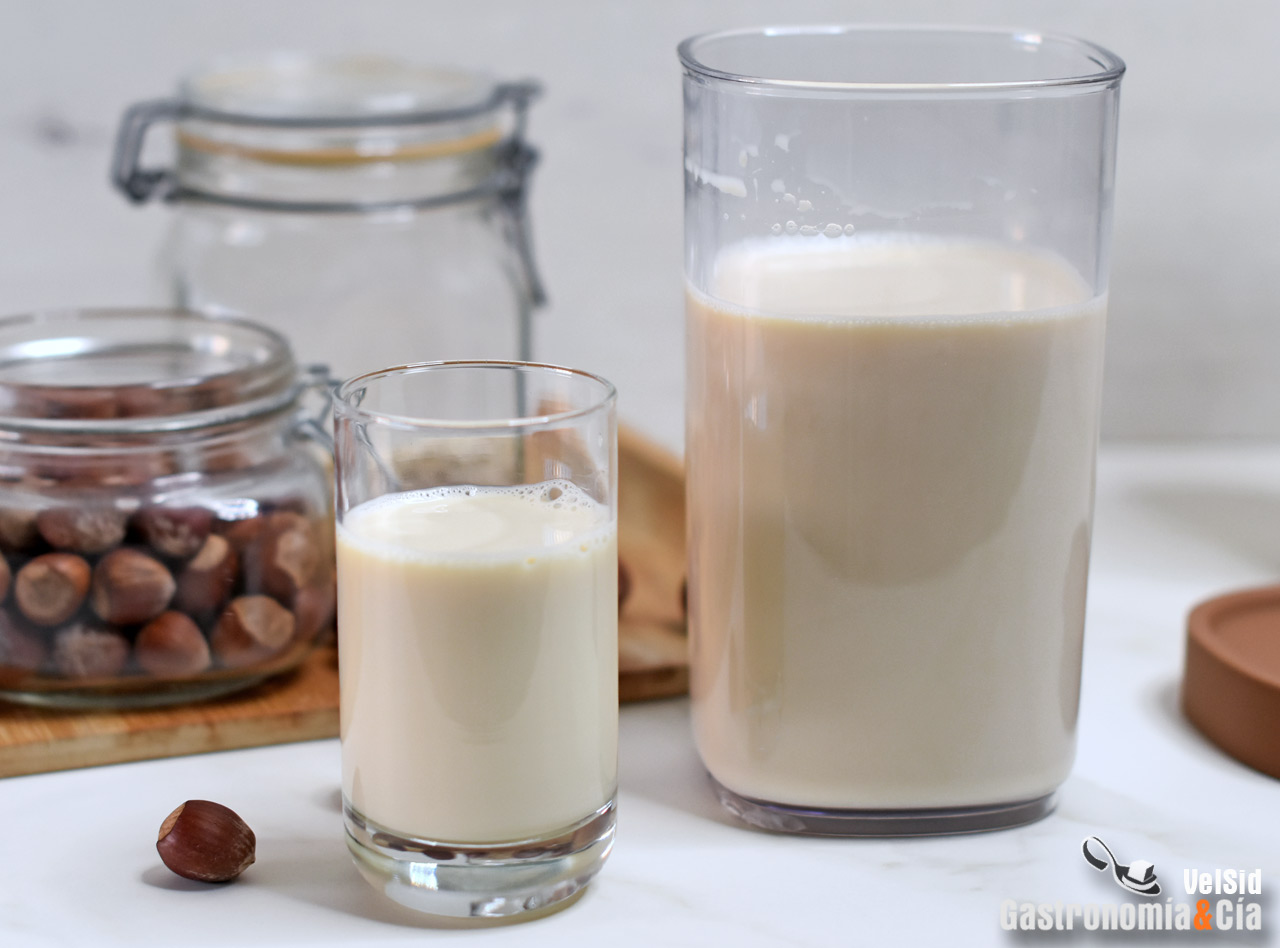 bebida vegetal de avellanas y avena
