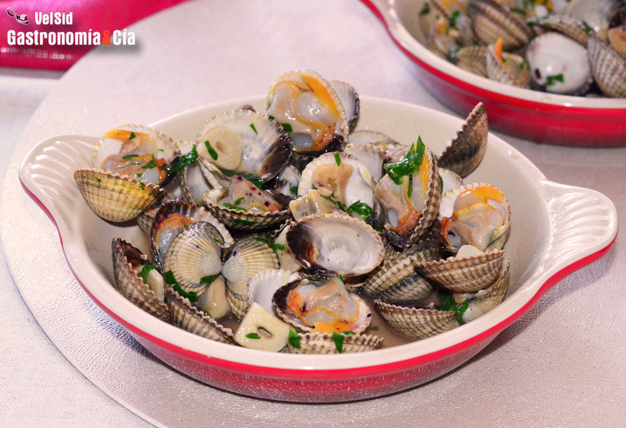 Receta de berberechos a la sidra