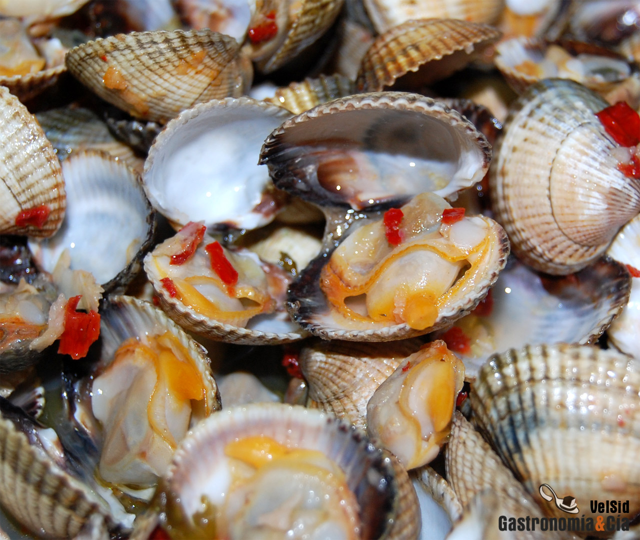 Berberechos al horno