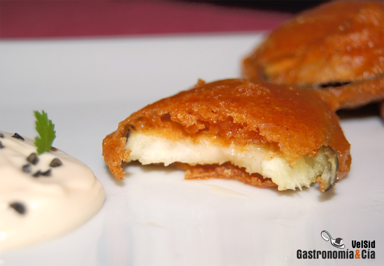 Berenjenas en tempura al pimentón