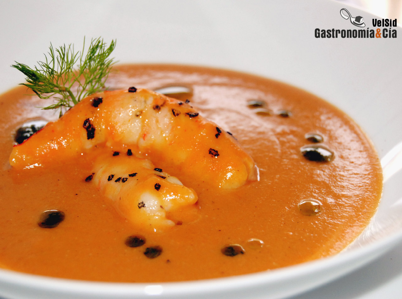 Bisque de langostinos