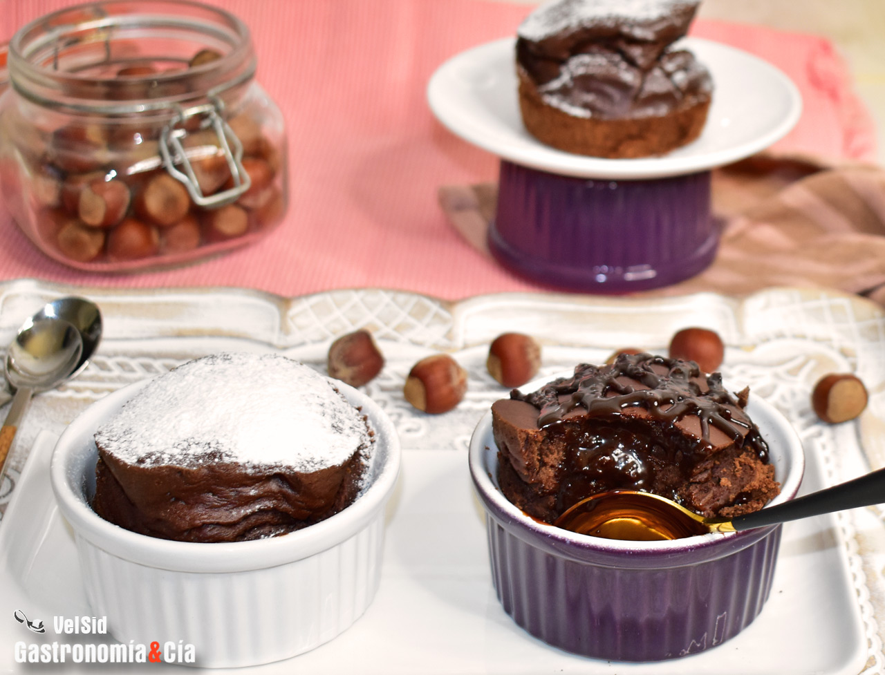 Bizcochitos de avellana y chocolate con harina de arroz