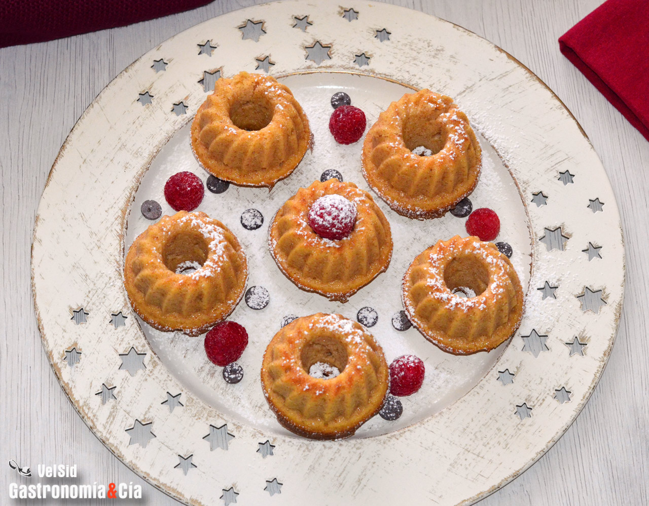 Bizcochitos de calabaza y almendra