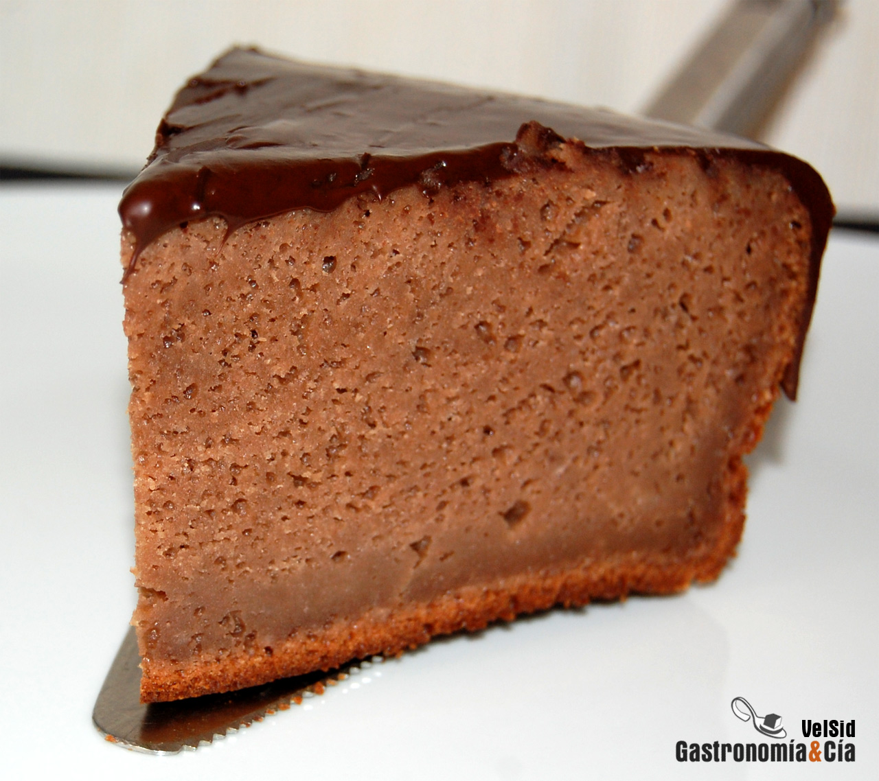 Bizcocho de chocolate y plátano