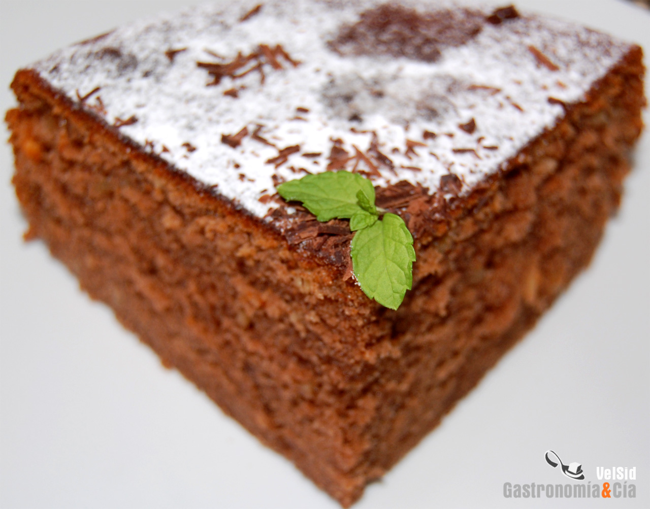 Bizcocho de chocolate con FussionCook