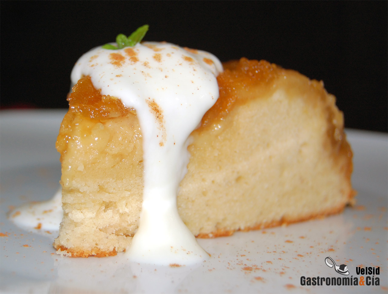 Bizcocho de manzana y canela