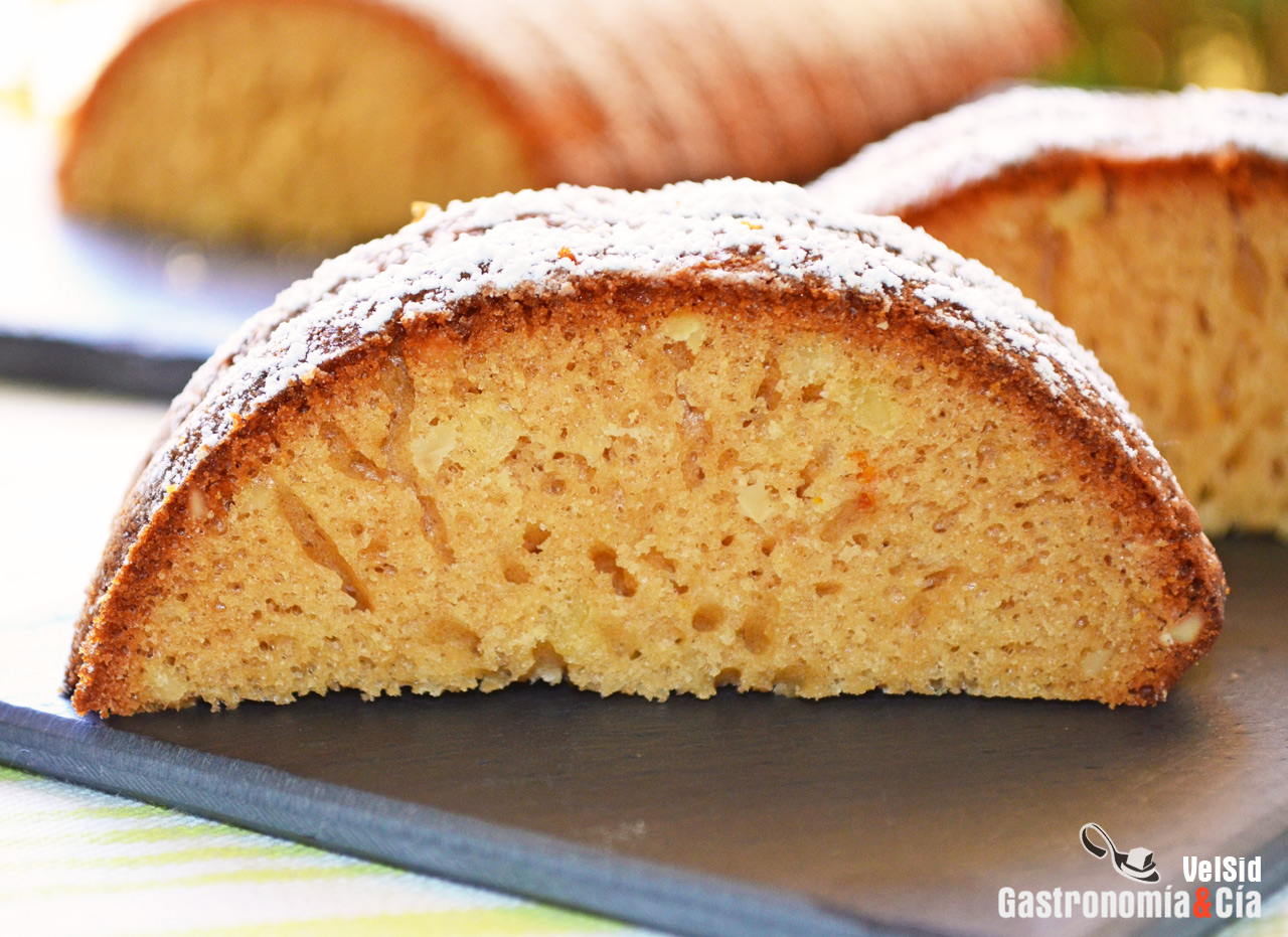 Bizcocho con Pedro Ximénez