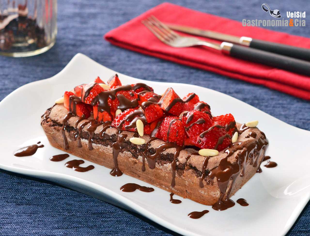 Bizcocho de chocolate sin harinas