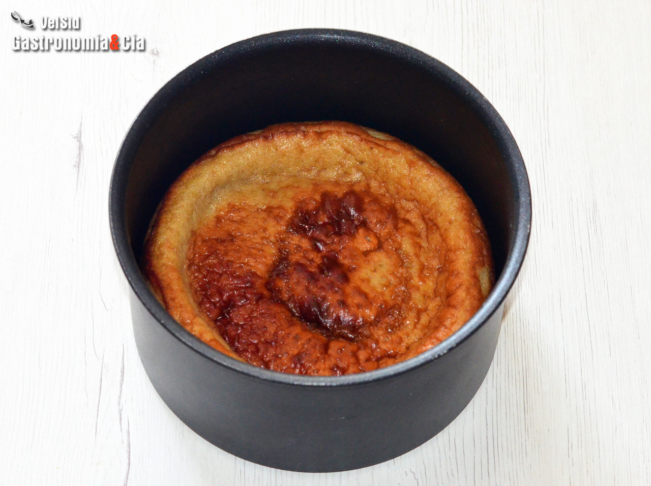 Tarta de plátano sin gluten y sin azúcar