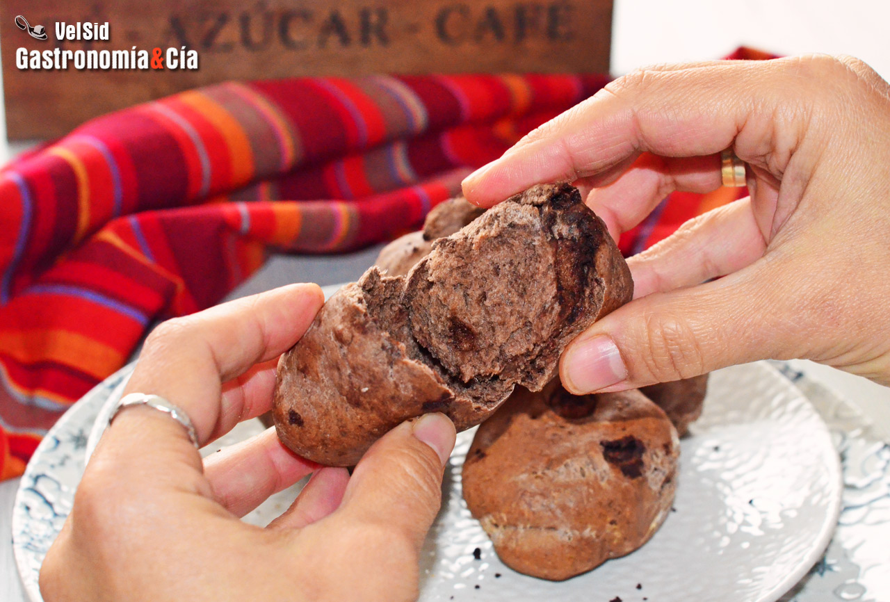 Bollitos de chocolate proteicos