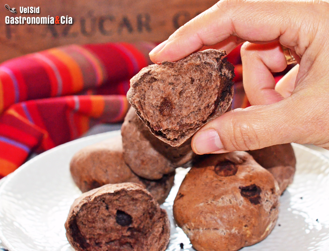 Bollitos de chocolate proteicos