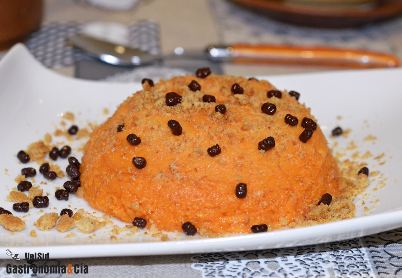 Pastel de calabaza individual, un pequeño pumpkin pie l