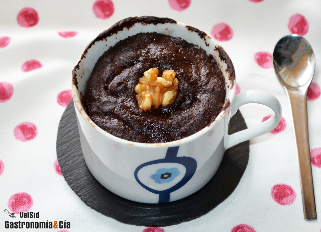 Brownie de berenjena en 5 minutos