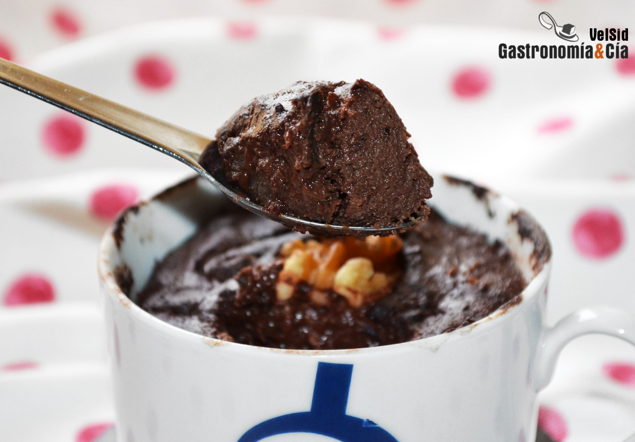 Brownie de berenjena en 5 minutos