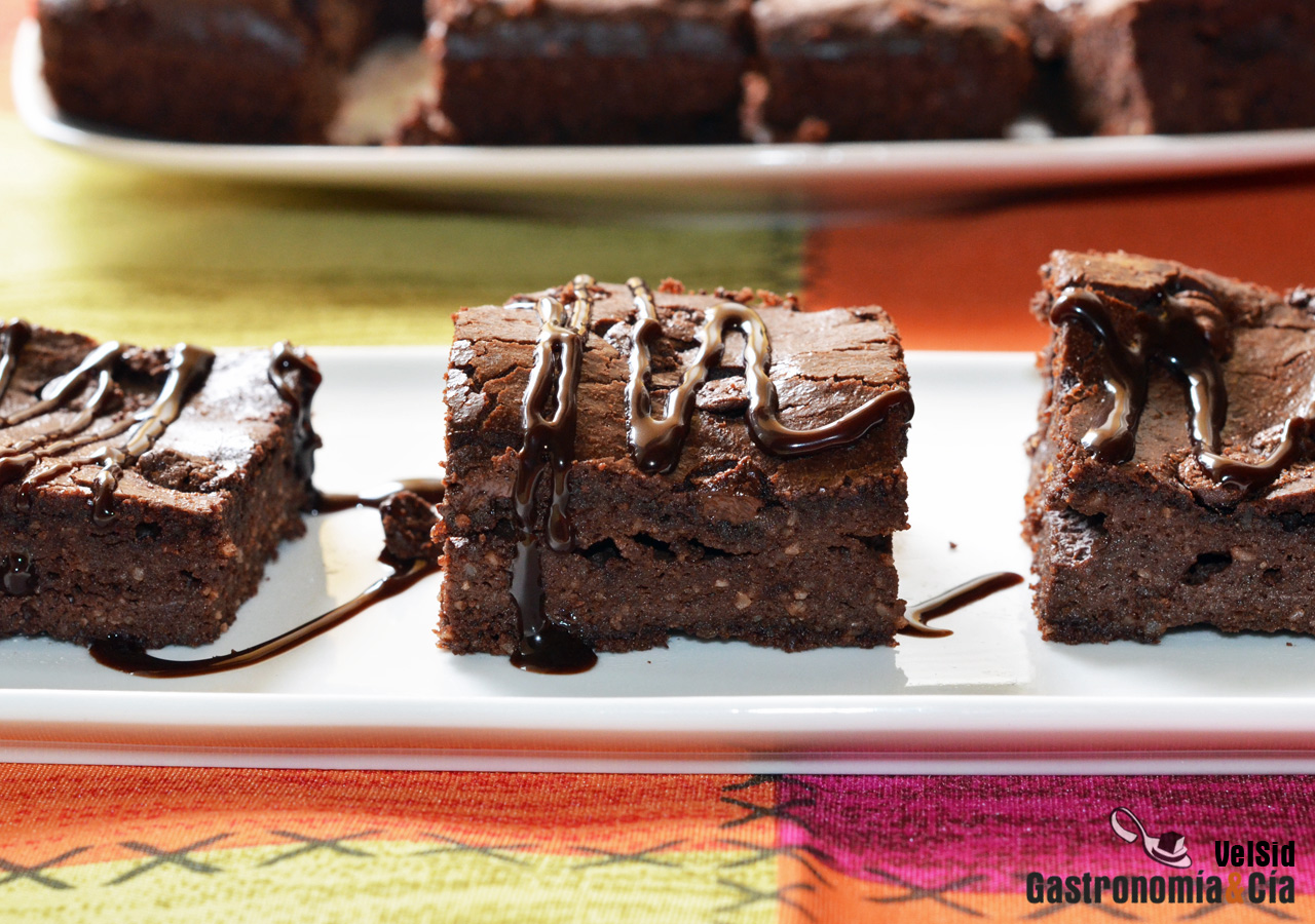 Brownie de chocolate y almendra
