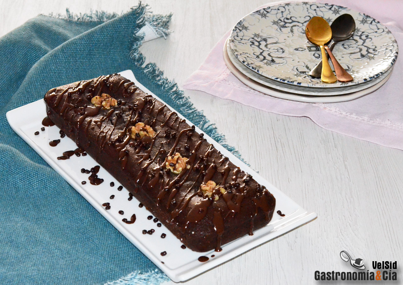 Brownie de chocolate y manteca de avellanas