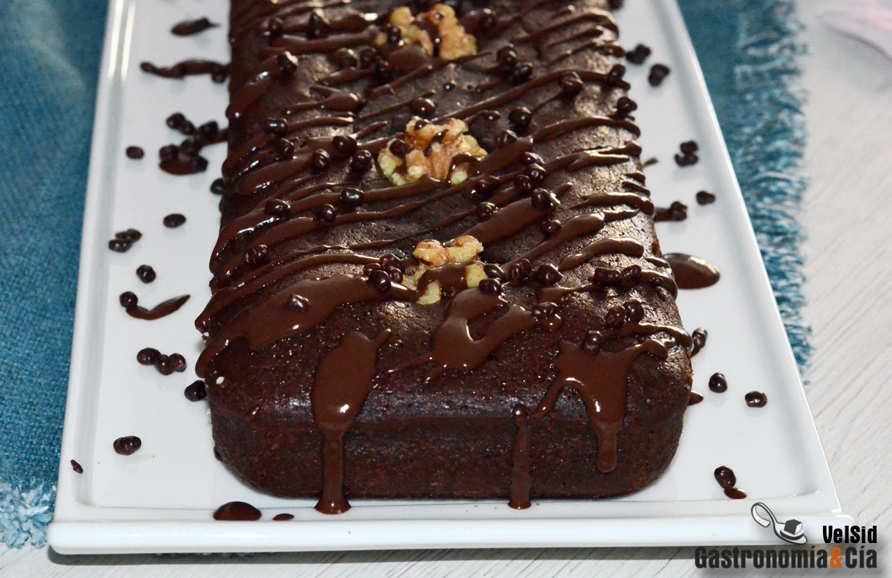 Brownie de chocolate y manteca de avellanas