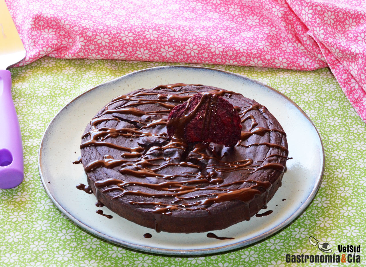 Brownie de remolacha saludable