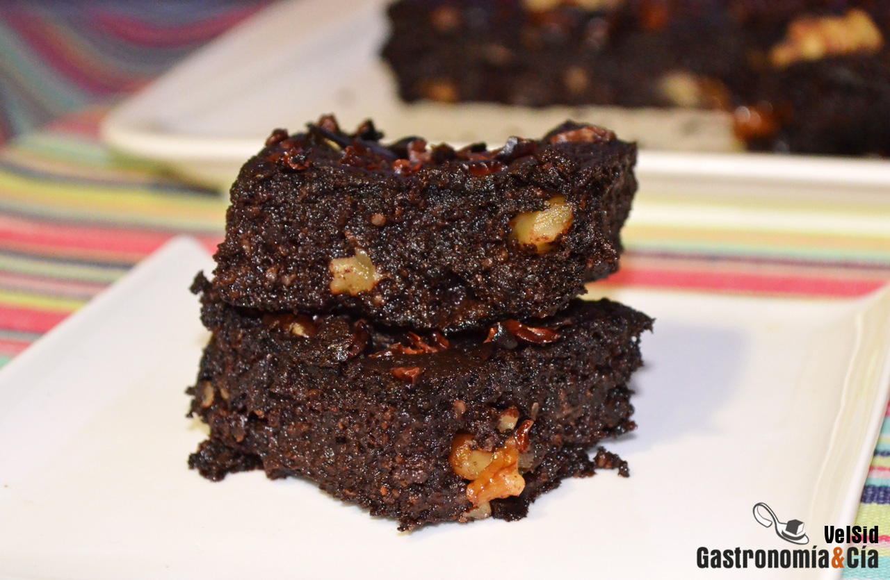 Receta de Brownie vegano