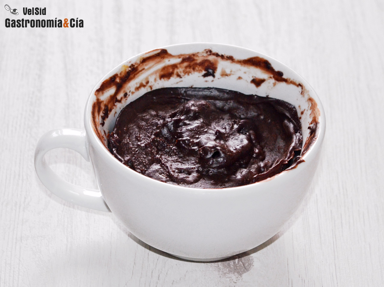 Brownie de algarroba (o cacao) y cacahuete en 5 minutos