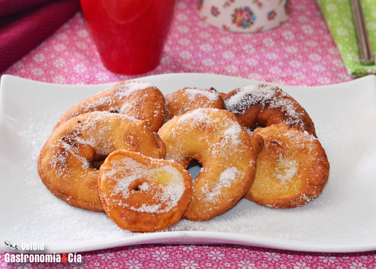 Buñuelos de manzana y anís