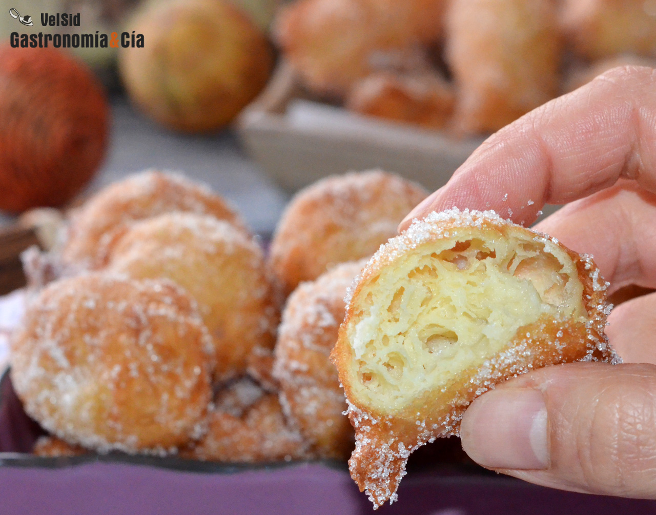 Buñuelos de viento con anís