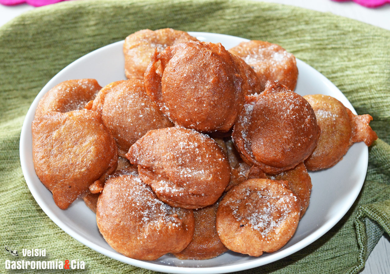 Receta de buñuelos de espelta