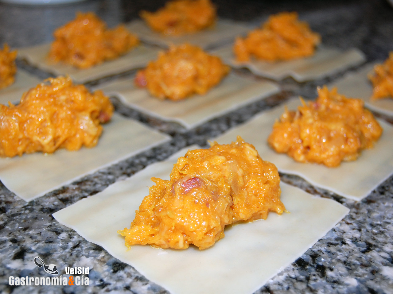 Canelones de calabaza